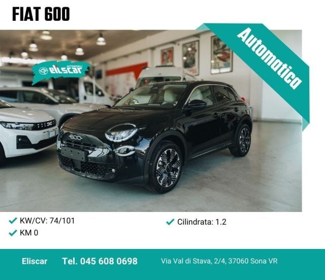 Fiat 600 Hybrid 110 CV DCT MHEV La Prima, del 2026, in vendita a Sona (VR)