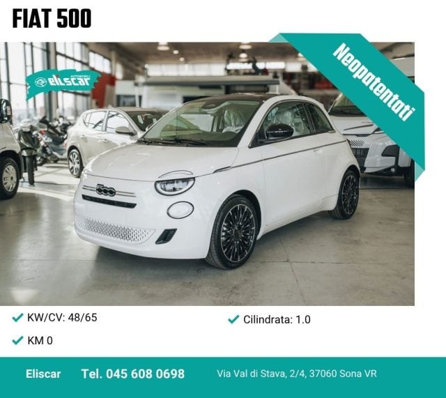 Fiat 500 Berlina Hybrid La Prima, del 2026, in vendita a Sona (VR)
