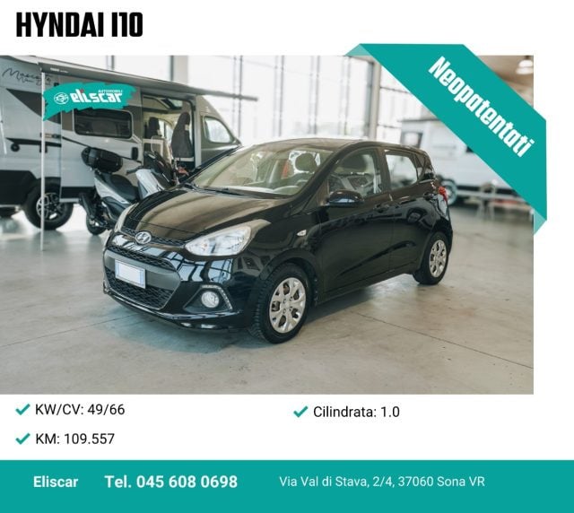 Hyundai i10 1, del 2016, 109.557 km, in vendita a Sona (VR)