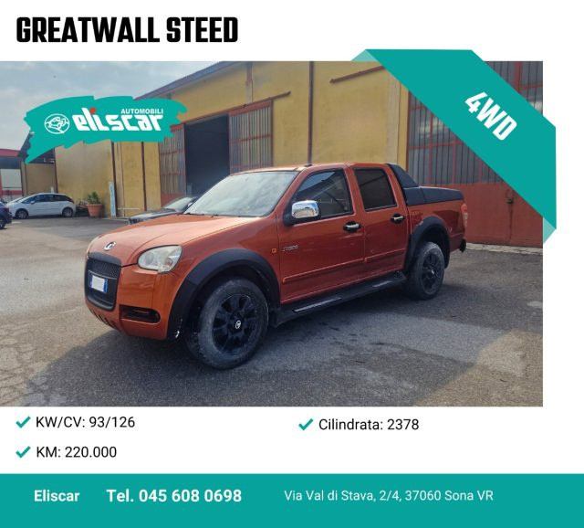 Great Wall Steed DC 2.4 4x4 GPL, del 2011, 220.000 km, in vendita a Sona (VR)
