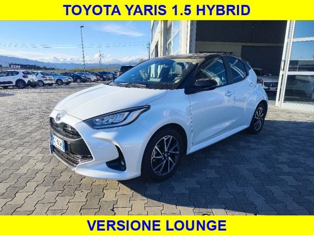 Toyota Yaris 1.5 Hybrid 5 porte Lounge, del 2022, 71.600 km, in vendita a Montecchio Maggiore (VI)
