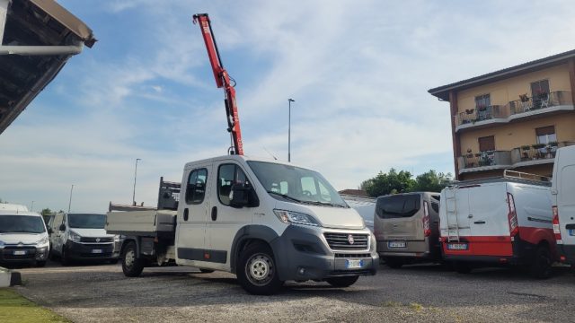 Fiat Ducato MAXI 35 2.3 Mjet 130CV Cabinato GRU Fassi 7posti usato a PAVIA